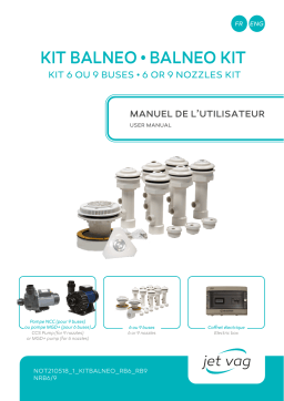 JET VAG Balneo Manuel utilisateur