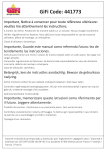 GiFi 441773 Manuel utilisateur