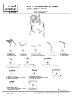drew & jonathan Home P367DJ271 Manuel utilisateur