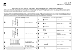 MAZIN FURNITURE MIKO B51T Manuel utilisateur