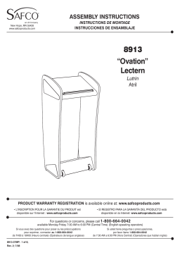 LDI Safco Ovation Manuel utilisateur