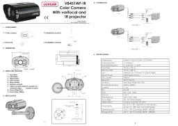 LUXSAR VB451WF-IR Manuel utilisateur