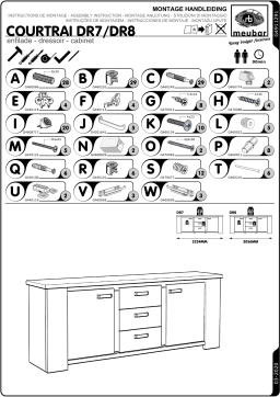 meubar COURTRAI DR8 Manuel utilisateur