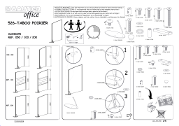 Gautier Office 526-TABOO POIRIER Manuel utilisateur