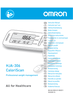 Omron HJA-306 CaloriScan Manuel utilisateur