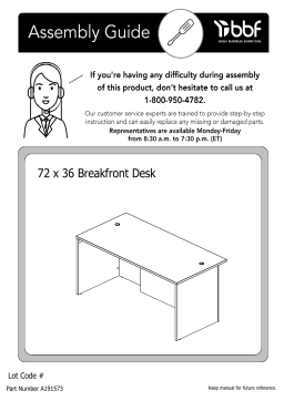 bbf A191573 Manuel utilisateur