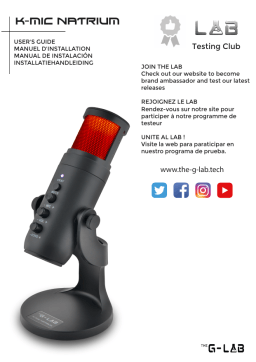 G-LAB K-MIC NATRIUM Manuel utilisateur