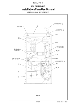 Drinking Fountain Doctor EWHA 14 1G Manuel utilisateur