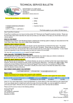 Rockwood IRV Manuel utilisateur