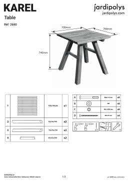 jardipolys KAREL 2690 Manuel utilisateur