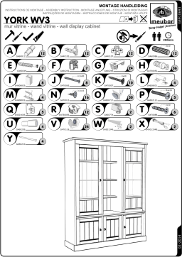 meubar YORK WV3 Manuel utilisateur