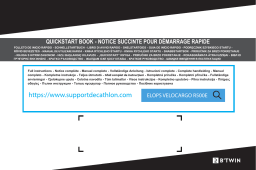 b'Twin ELOPS R500 E Manuel utilisateur