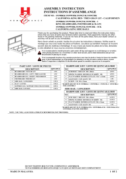 Homelegance 1519GYK Manuel utilisateur