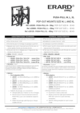 Erard PRO PUSH-PULL M Guide de démarrage rapide