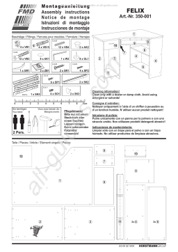 FMD Furniture FELIX 350-001 Manuel utilisateur