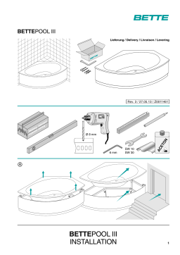 BETTE BETTEPOOL III Installation manuel