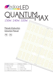 IndoorLED Quantum Max 150W Manuel utilisateur