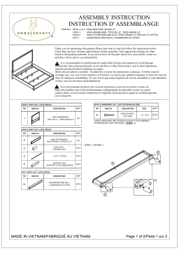 Homelegance Niles 1451K-1/-2/-3 Manuel utilisateur
