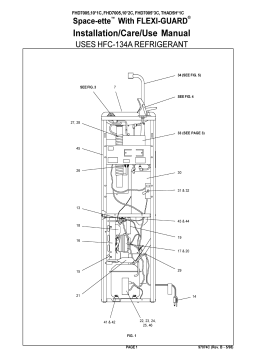 Drinking Fountain Doctor Space-ette FHD7005 3C Manuel utilisateur
