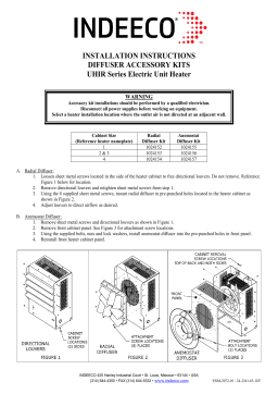 Indeeco UHIR Series Guide d'installation