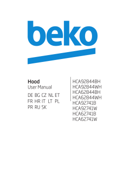 Beko HCA92844WH Manuel utilisateur