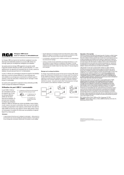 RCA WP4UWR Manuel utilisateur