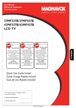 Magnavox 42MF337B - Hook Up Guide User's manual