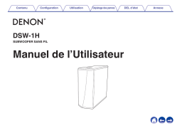 Denon DSW-1H Manuel du propriétaire