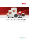 Schaeffler Syst&egrave;me de graissage FAG CONCEPT8 Manuel du propri&eacute;taire