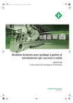Schaeffler Modules lin&eacute;aires avec guidage &agrave; galets et entra&icirc;nement par courroie crant&eacute;e Manuel du propri&eacute;taire