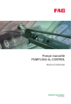 Schaeffler Pompe manuelle PUMP1000-4L-CONTROL Manuel du propri&eacute;taire
