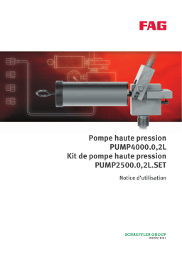 Schaeffler Pompe haute pression PUMP4000.0,2L Kit de pompe haute pression PUMP2500.0,2L.SET Notice d’utilisation Manuel du propriétaire