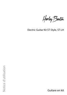 Harley Benton 185163 Manuel utilisateur
