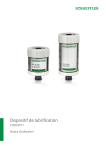 Schaeffler Dispositif de lubrification CONCEPT1 Manuel du propri&eacute;taire