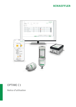 Schaeffler OPTIME C1 Manuel du propriétaire