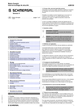 schmersal AZM150Z-ST-02/10RT-024 Mode d'emploi