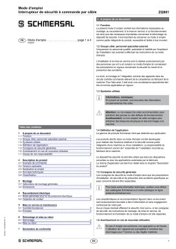 schmersal ZQ901-04 Mode d'emploi
