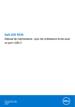 Dell G15 5510 Manuel utilisateur