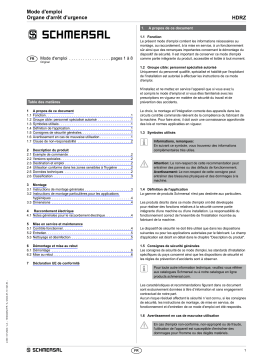 schmersal HDRZ40-BL-RT-GB Mode d'emploi