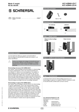 schmersal ACC-AZM40-LEV-T Mode d'emploi