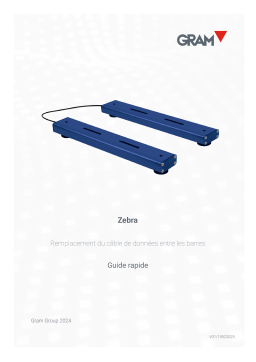 Gram Zebra Data Cable Guide de démarrage rapide