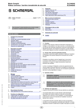 schmersal SLC440AS-ER-0490-30 Mode d'emploi