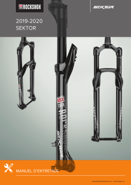 RockShox 2019-2020 Sektor Manuel utilisateur