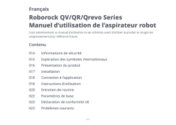 Roborock QV Series Manuel du propriétaire