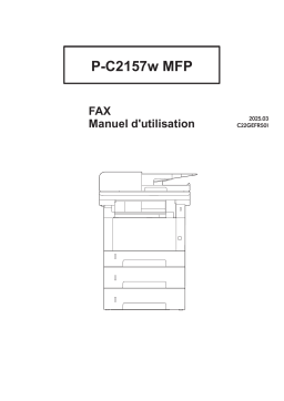 TA Triumph-Adler P-C2157w MFP Mode d'emploi