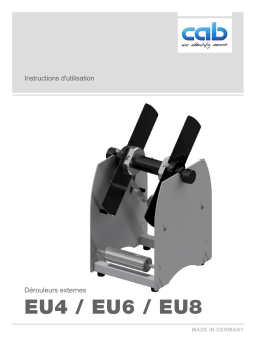 CAB SQUIX 4.3 TD / 4.3 PTD Manuel utilisateur