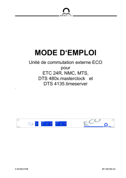 Mobatime External Master Clock Change Over Unit ECO Manuel du propriétaire