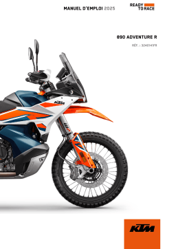 KTM 890 Adventure R Manuel du propriétaire