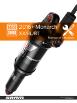 RockShox 2016 Monarch RL RT XX Manuel du propri&eacute;taire