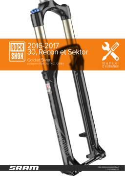 RockShox 2016-2017 30 Recon Sektor Manuel utilisateur
